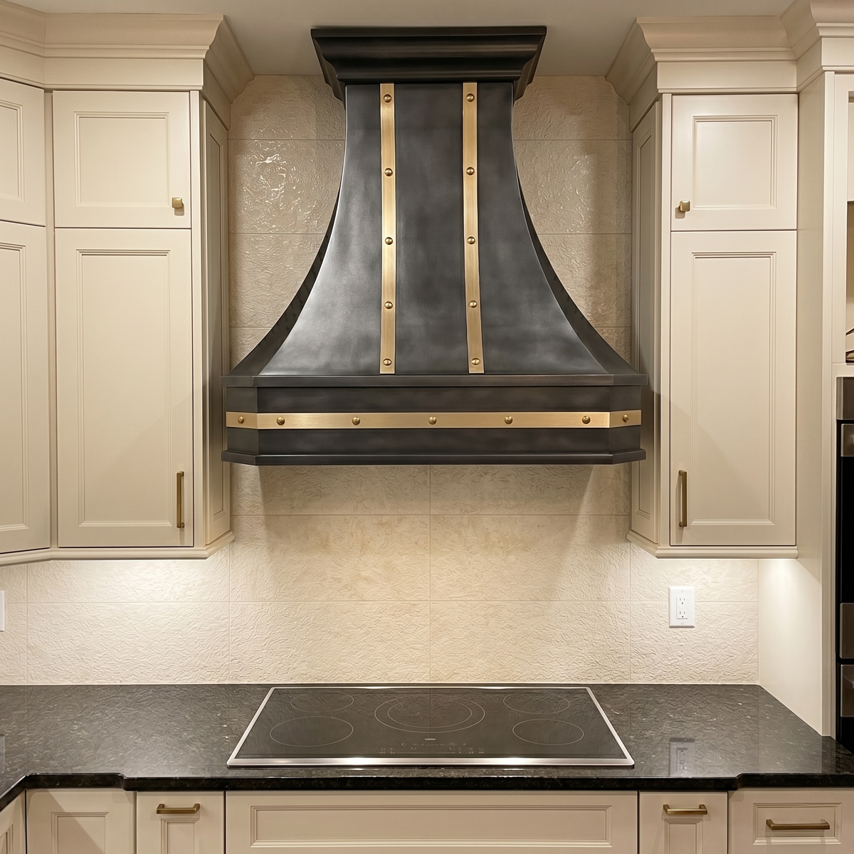 Fobest Zinc Range Hood with Brass Strap FSS-381
