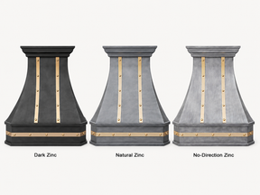 Fobest Zinc Range Hood with Brass Strap FSS-381