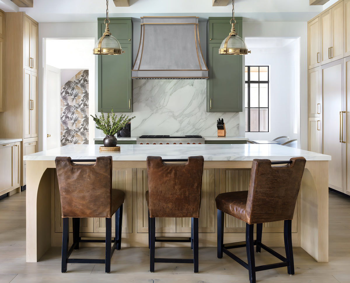 Fobest Zinc Range Hood with Brass Trims FSS-245