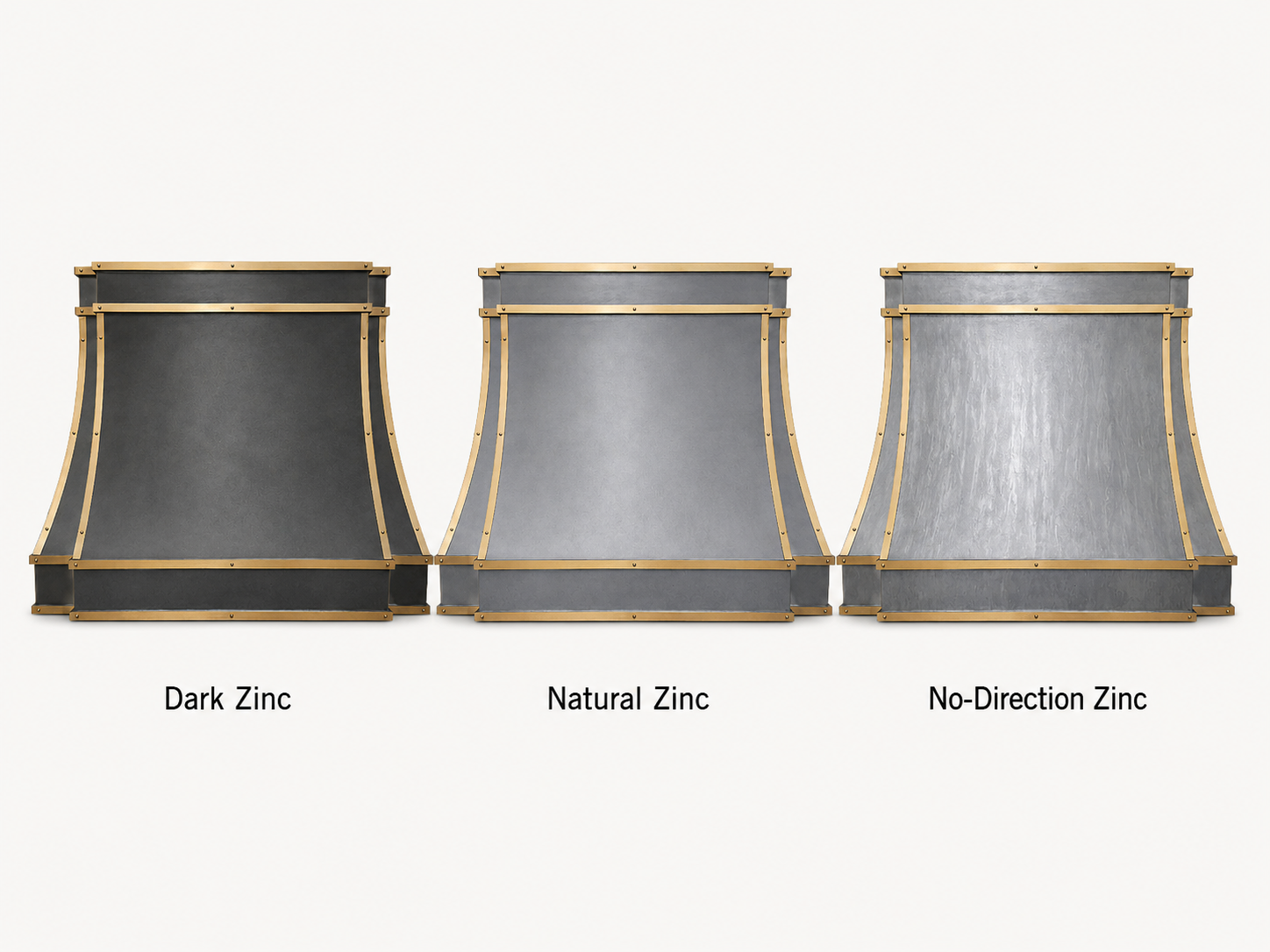 Fobest Zinc Range Hood with Brass Trims FSS-245