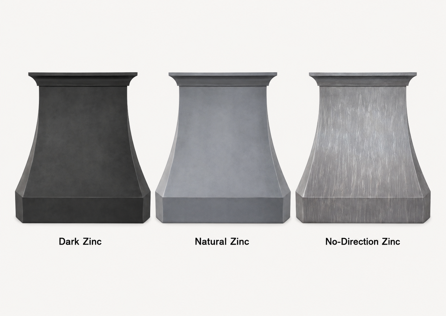 Fobest Zinc Range Hood with Classic Curved FSS-323