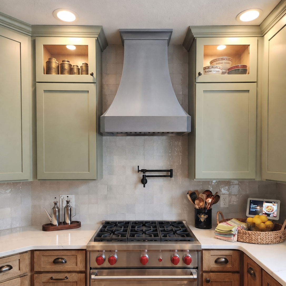 Fobest Zinc Range Hood with Classic Curved FSS-323