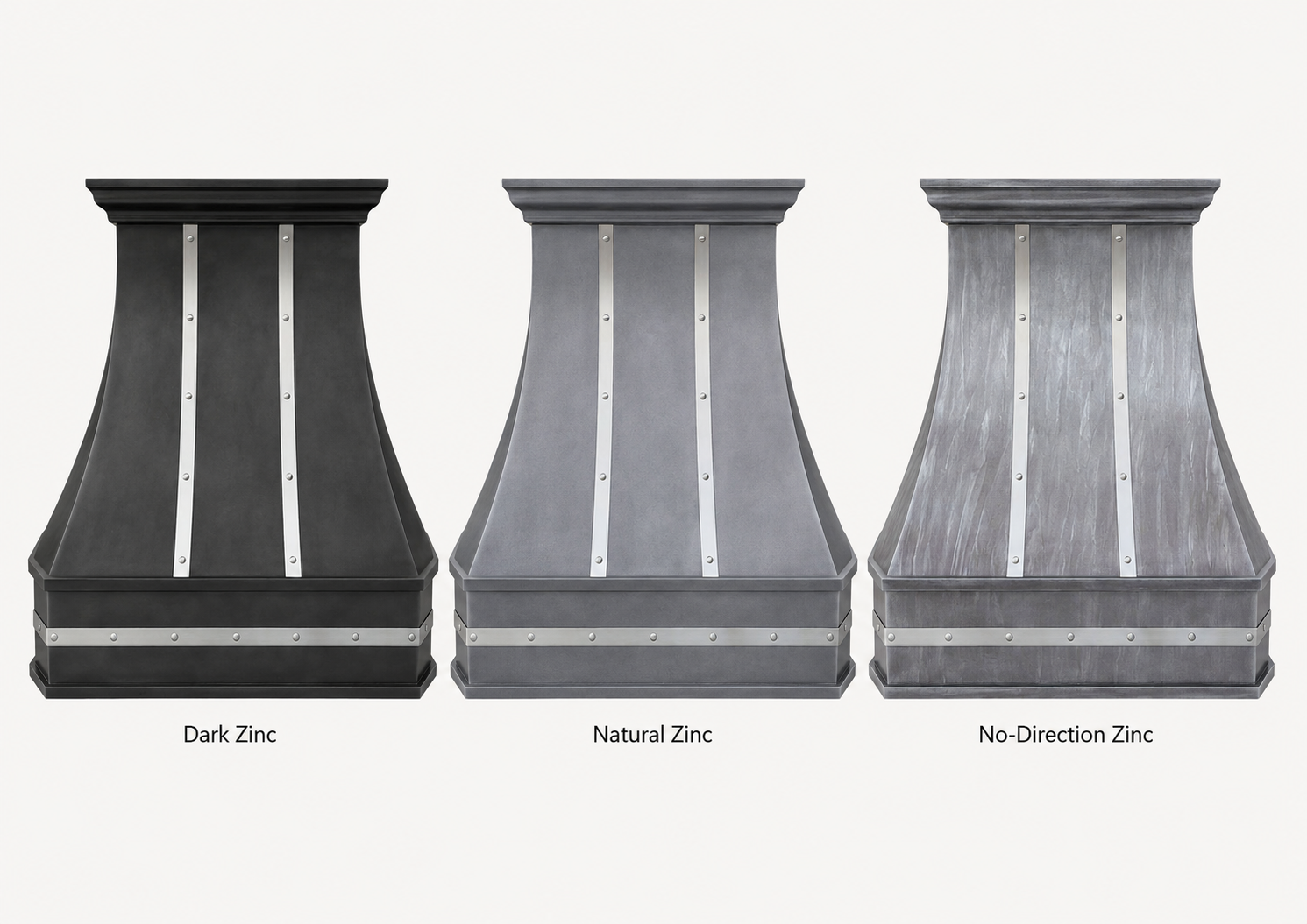 Fobest Zinc Range Hood with Stainless Steel Straps FSS-290
