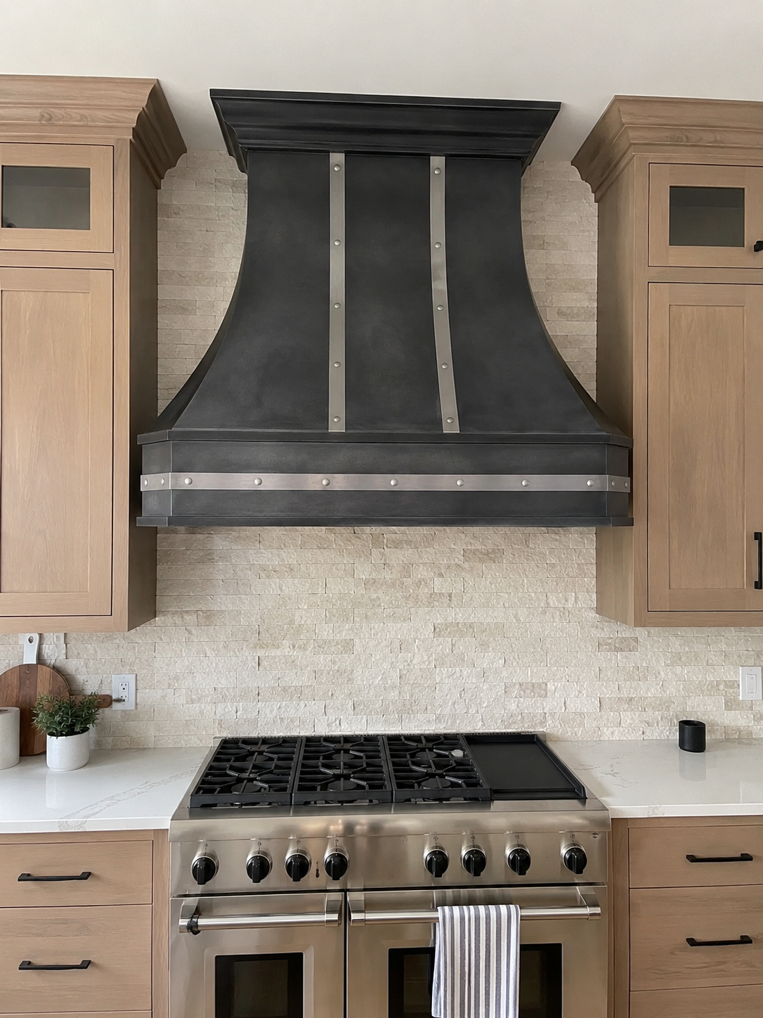 Fobest Zinc Range Hood with Stainless Steel Straps FSS-290