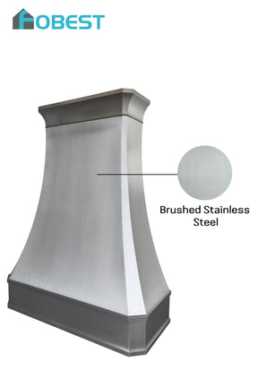 Fobest  Stainless Steel Range Hood with Brushed Texture