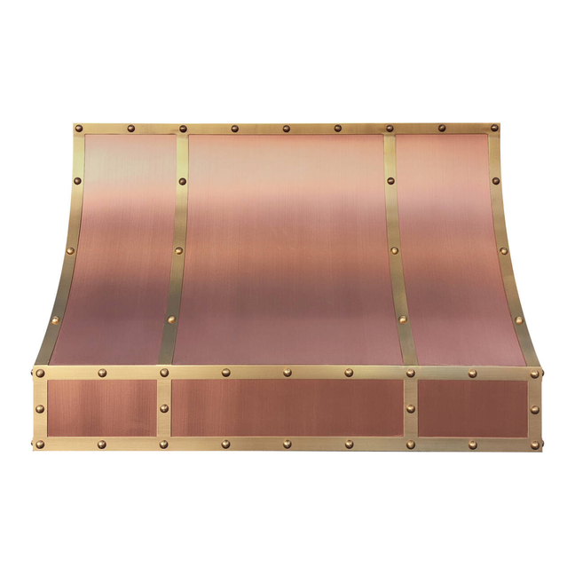 Fobest Mixed Metal Kitchen Hood with Sloped Design FCP-315