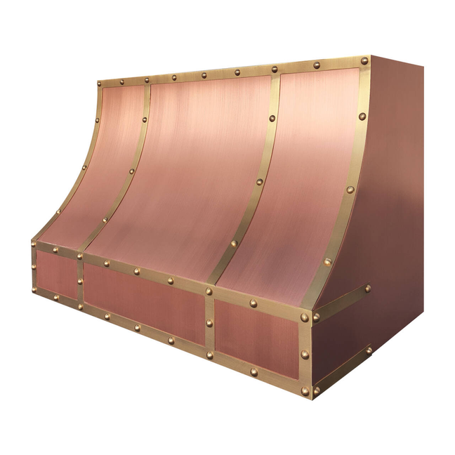 Fobest Mixed Metal Kitchen Hood with Sloped Design FCP-315