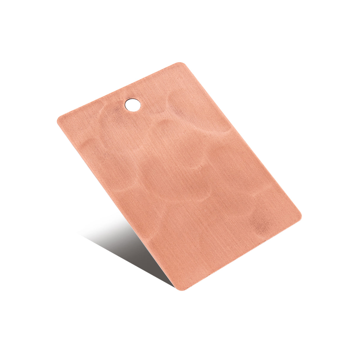 Fobest custom natural copper light hammered color sample