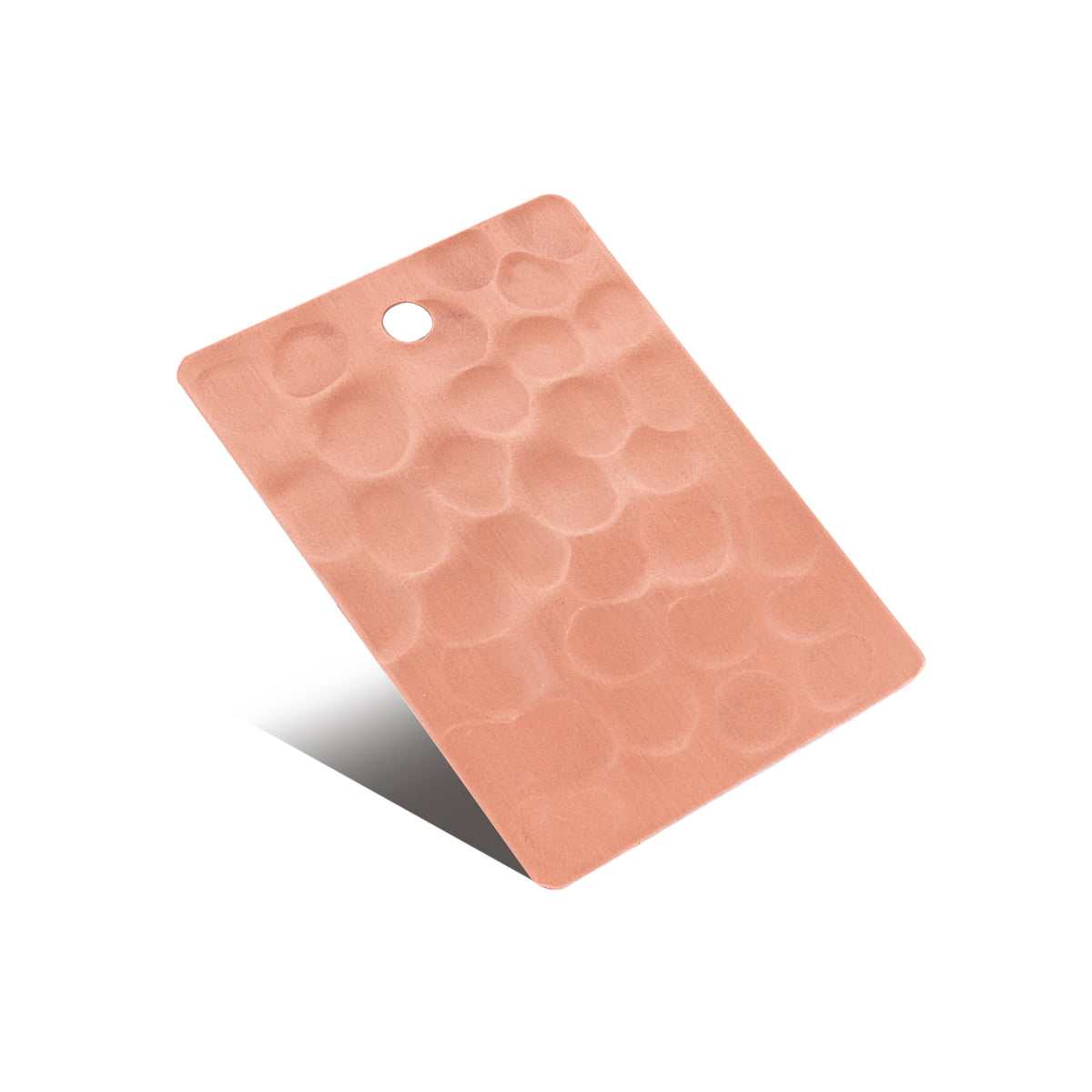 Fobest custom natural copper beehive hammered color sample