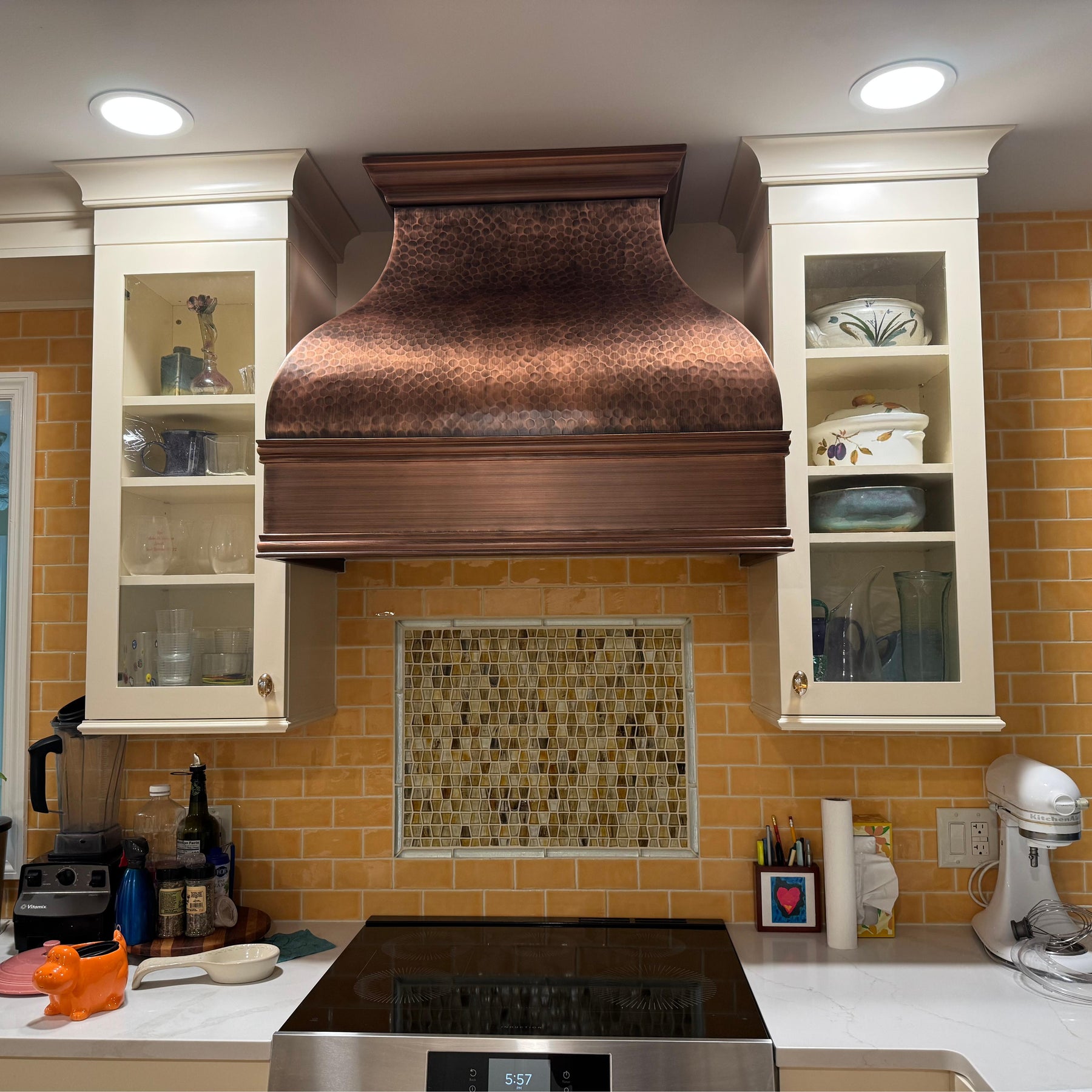 Fobest Copper Kitchen Range Hood with Rustic Design FCP-29