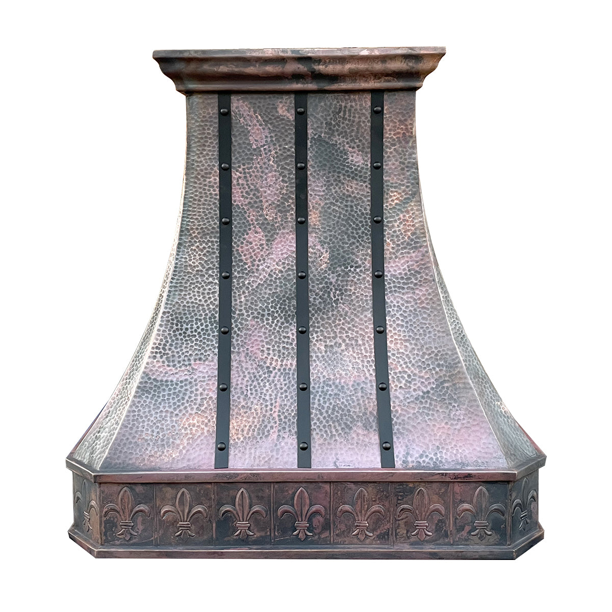 Fobest Instock Island Copper Range Hood FCP-69 (36"W x 27"D x 37"H), Four Colors to Choose