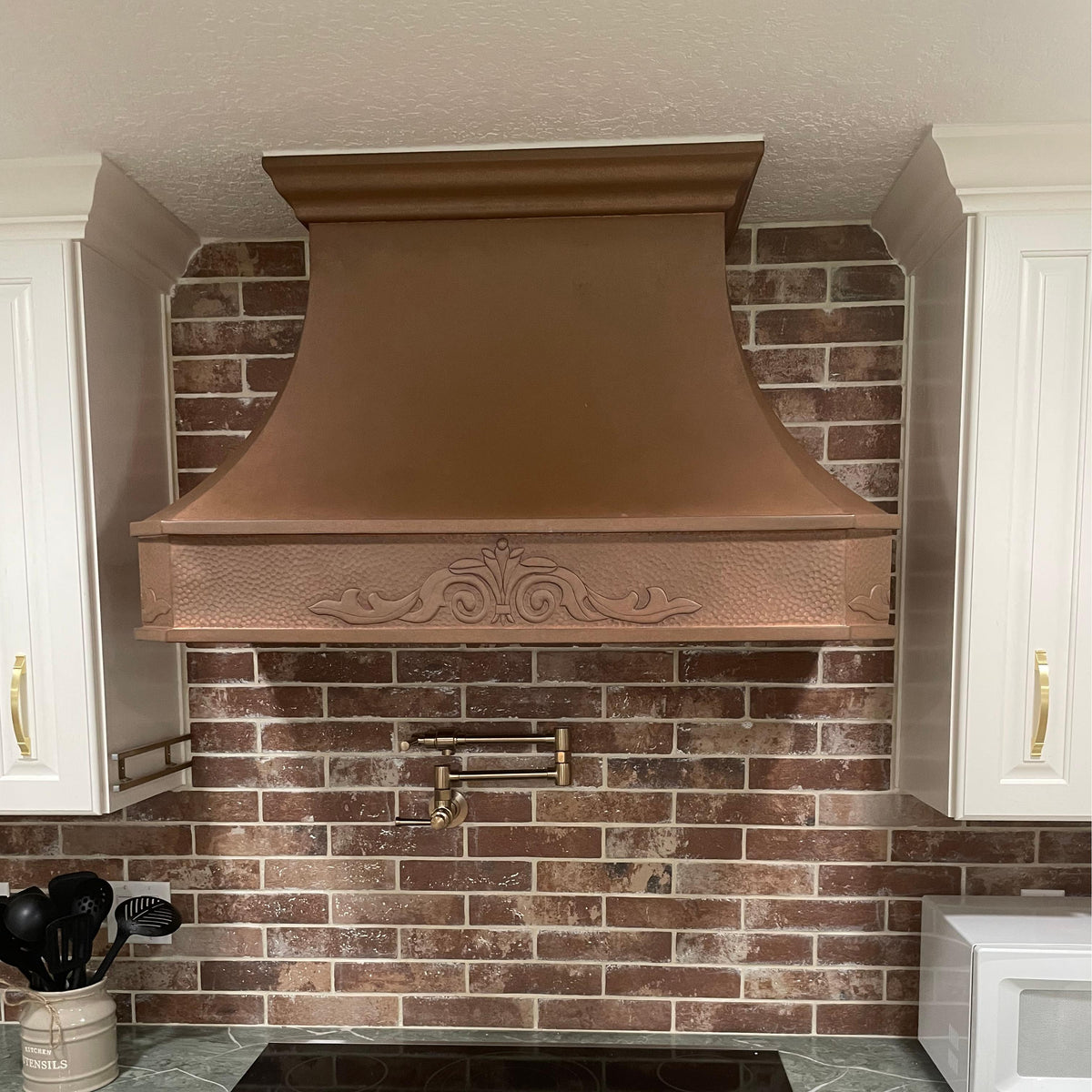 Fobest Farmhouse Copper Range Hood with Vintage Apron FCP-67