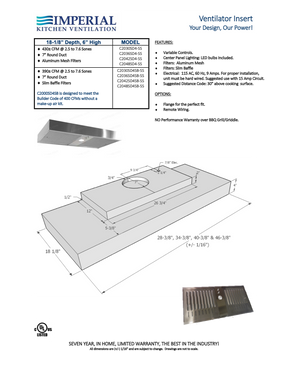 Fobest Custom Metal Range Hood FSS-14 Custom Link for Teresa Maddison