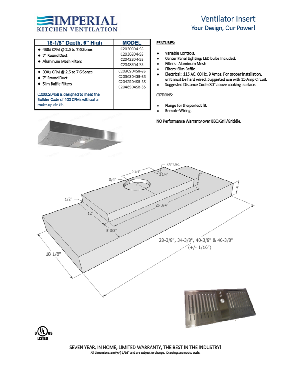 Fobest Custom Metal Range Hood FSS-14 Custom Link for Teresa Maddison
