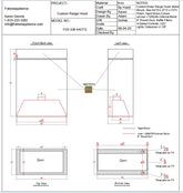 Fobest Custom Range Hood - Custom Link for Louise lammers