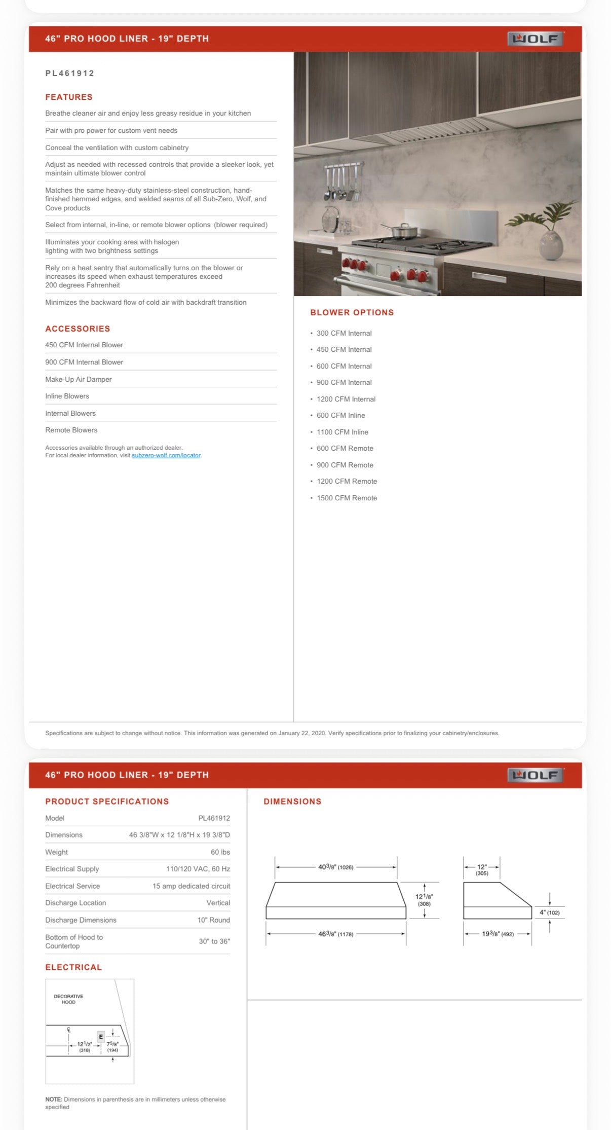 FOBEST Custom Range Hood FSS-132  Custom Link for Tracy