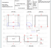 Fobest Custom Metal Range Hood FSS-405 - Custom Link for Maleah Schilling
