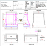 Fobest Custom Range Hood-FSS-434 Brass Metal Range Hood Custom Link for Vicki