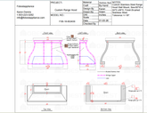 FOBEST Custom Range Hood- FSS-18 Custom Link for Jennifer&Cherry