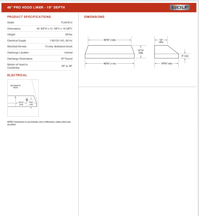 Fobest Custom Metal Range Hood FSS-310-Custom Link for Adrienne Hunt