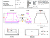 Fobest Custom Range Hood-FSS-45 Stainless Steel Range Hood Custom Link for Joel