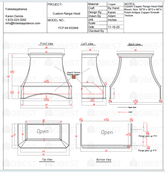 Fobest Custom Metal Range Hood FCP-94-Custom Link for Cody Anno