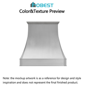Fobest Custom Range Hood-Custom Link Kristin