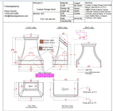 Fobest Custom Range Hood - Custom Link for Lisa Wirfel