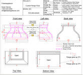 Fobest Custom Range Hood-Custom Link for Janice