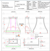 Fobest Custom Metal Range Hood FCP-15 - Custom Link for Michael McNelis