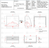 Fobest Custom Metal Range Hood FCP-295 - Custom Link for Steve