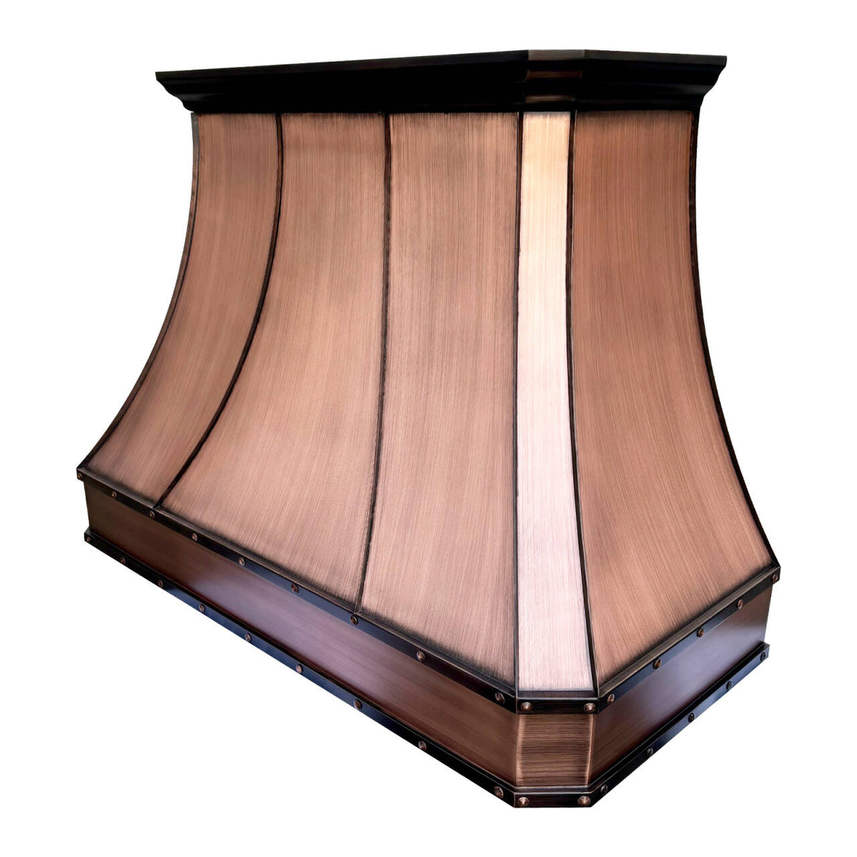 Fobest Instock Custom Copper Range Hood with Antique Copper Finish FCP-252