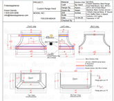 Fobest Custom Metal Range Hood FSS-229 Custom Link for Michelle
