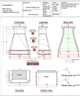 Fobest Custom Range Hood-Custom Link for Damon