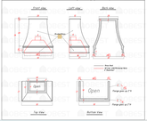 Fobest Custom Metal Range Hood FSS-426- Custom Link for Darren Thiessen