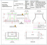 Fobest Custom Range Hood - Custom Link for Debbie