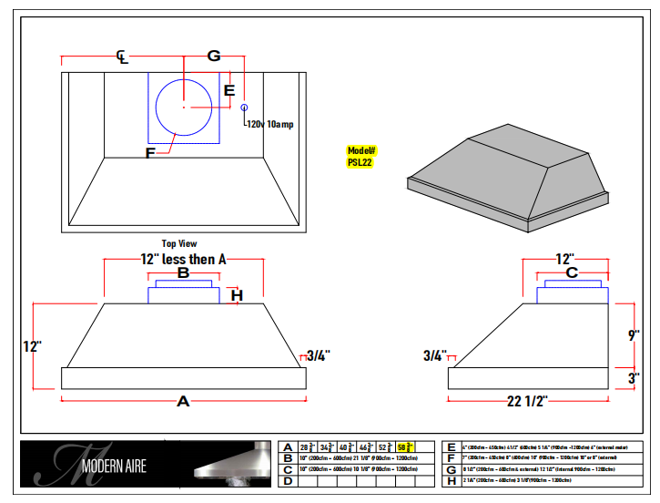Fobest Custom Range Hood-FSS-333 Custom Link