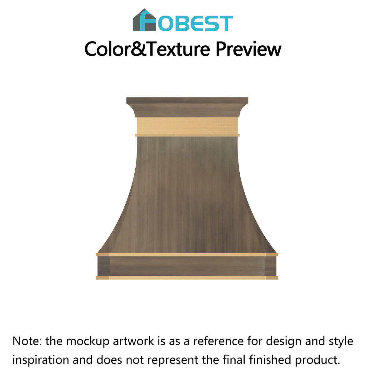 Fobest Custom Range Hood-FSS-493 Custom Link for Karen Bevensee