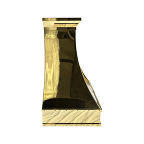 Fobest Instock Polished Brass Range Hood( 36"W x22"D x 39"H )