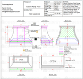Fobest Custom Metal Range Hood FSS-124 Custom Link for Martha