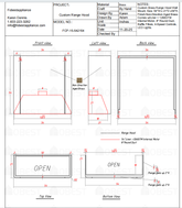Fobest Custom Metal Range Hood - Custom Link for Adi Gabbai  