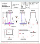 Fobest Custom Range Hood-FCP-34 Copper Metal Range Hood Custom Link for Mark