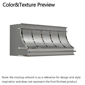 Fobest Custom Range Hood-FSS-344 Stainless Steel Metal Range Hood Custom Link for Ryan
