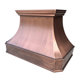 Fobest Classic Curved Antique Copper Range Hood FCP-69