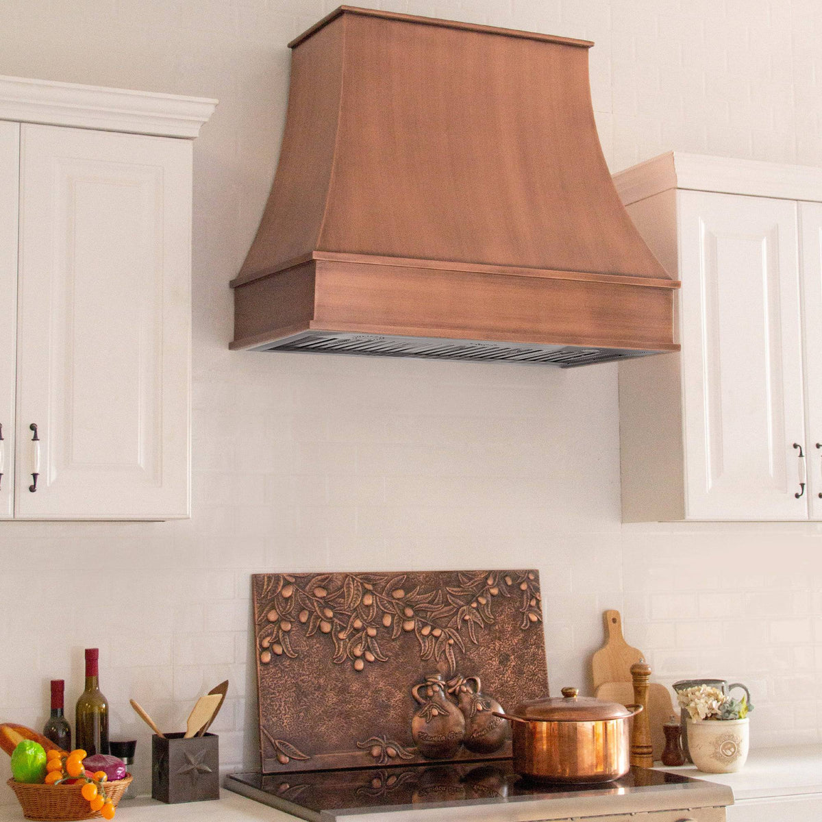 Fobest Tuscan Smooth Antique Copper Range Hood FCP-66