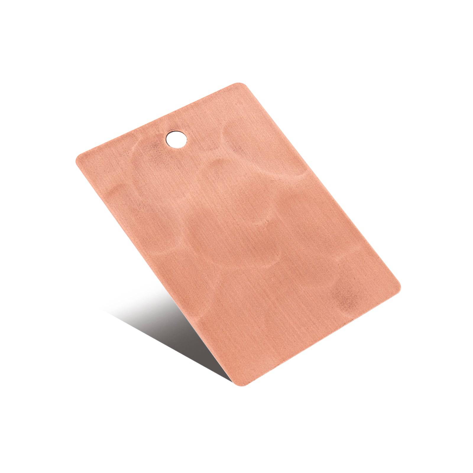 Fobest Copper Samples-Natural Copper Light Hammered Texture