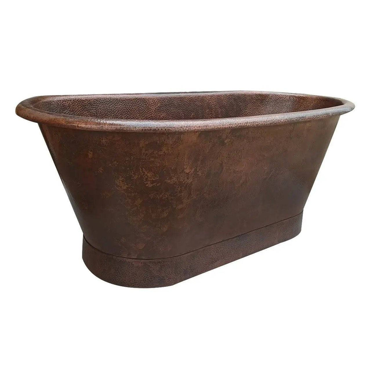 Fobest Handmade Classic Custom Hammered Vintage Copper Bathtub FBT-15