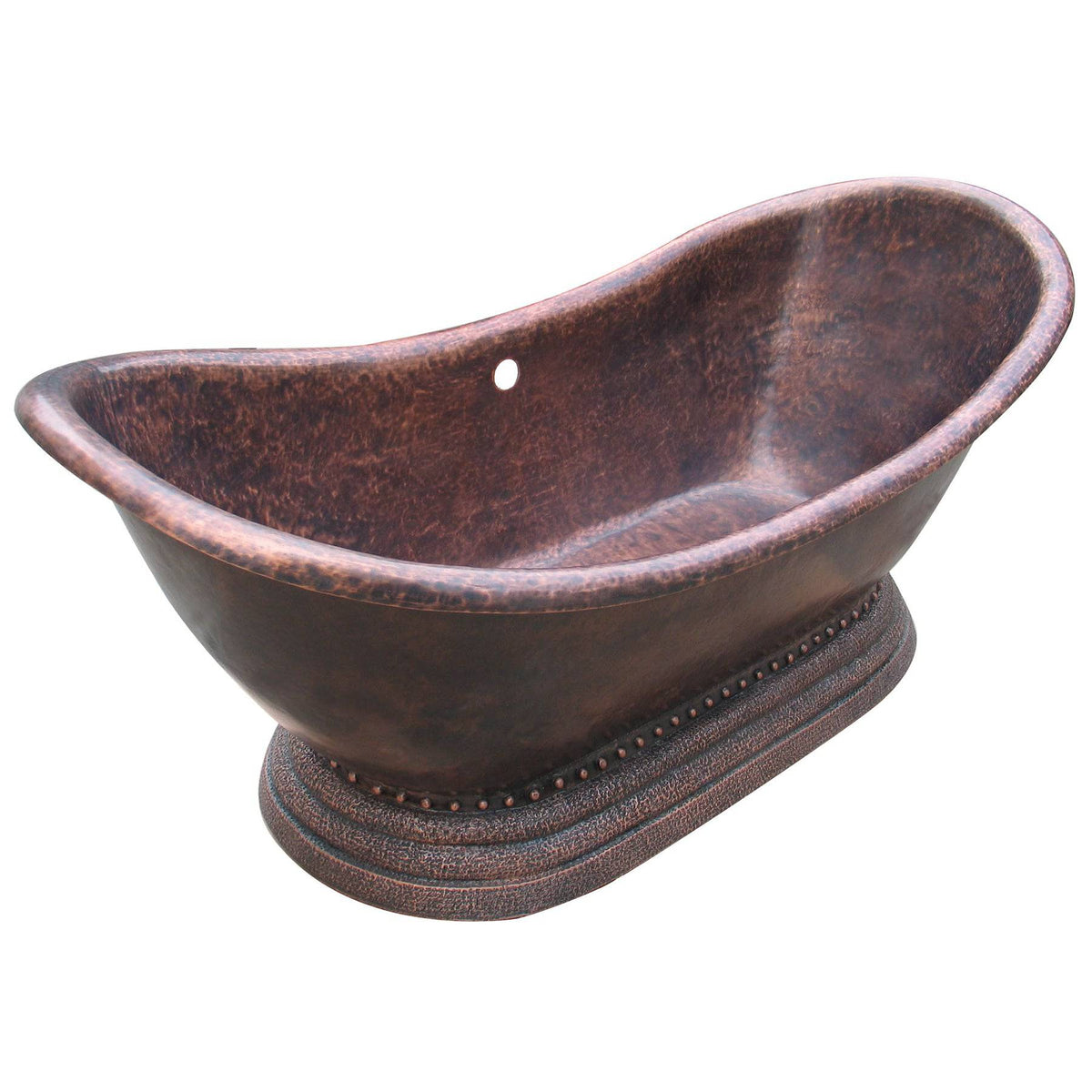Fobest Handmade Double-Slipper Custom Vintage Copper Bathtub FBT-1