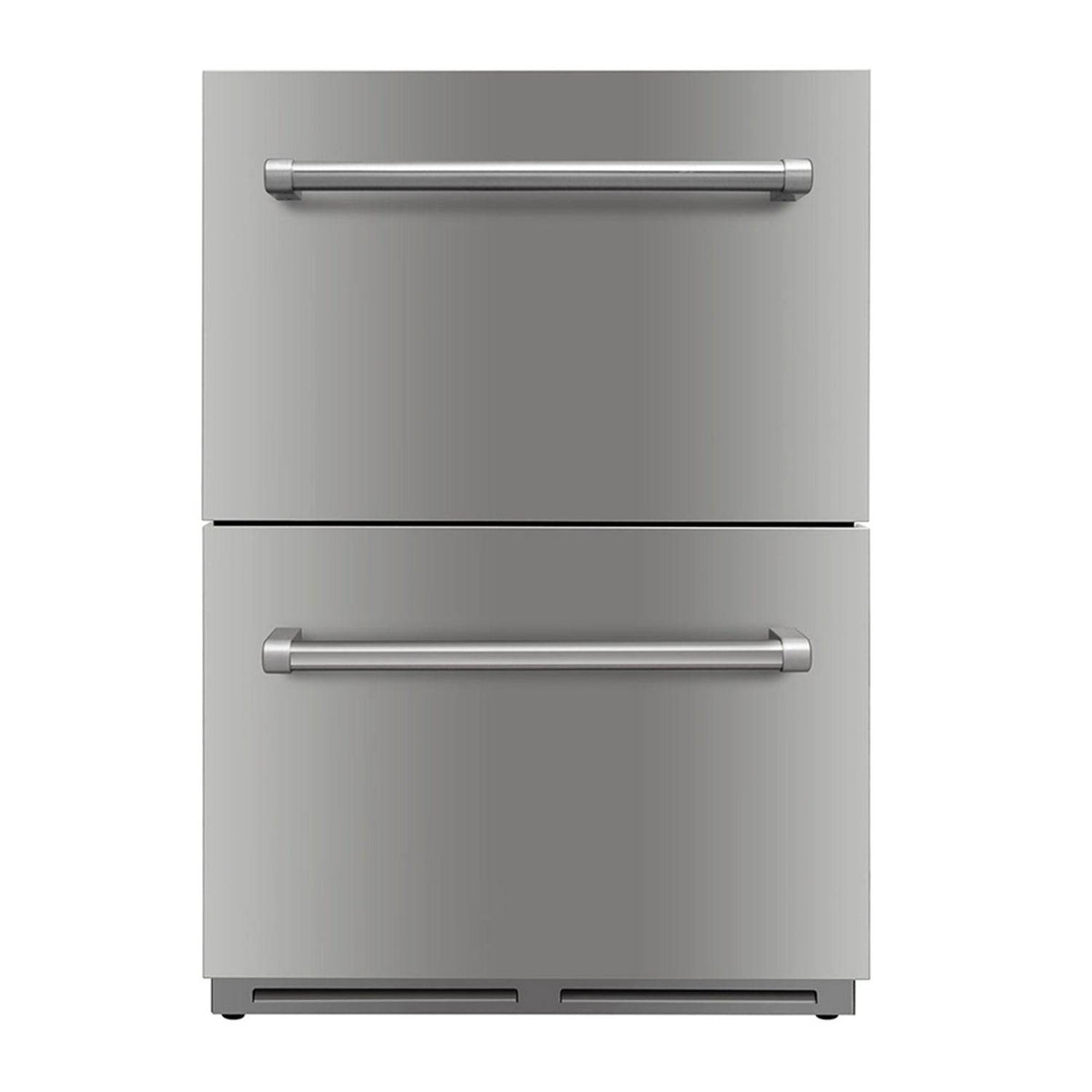 Fobest 24 Inch Stainless Steel Under Counter Refrigerator with 2 Drawers