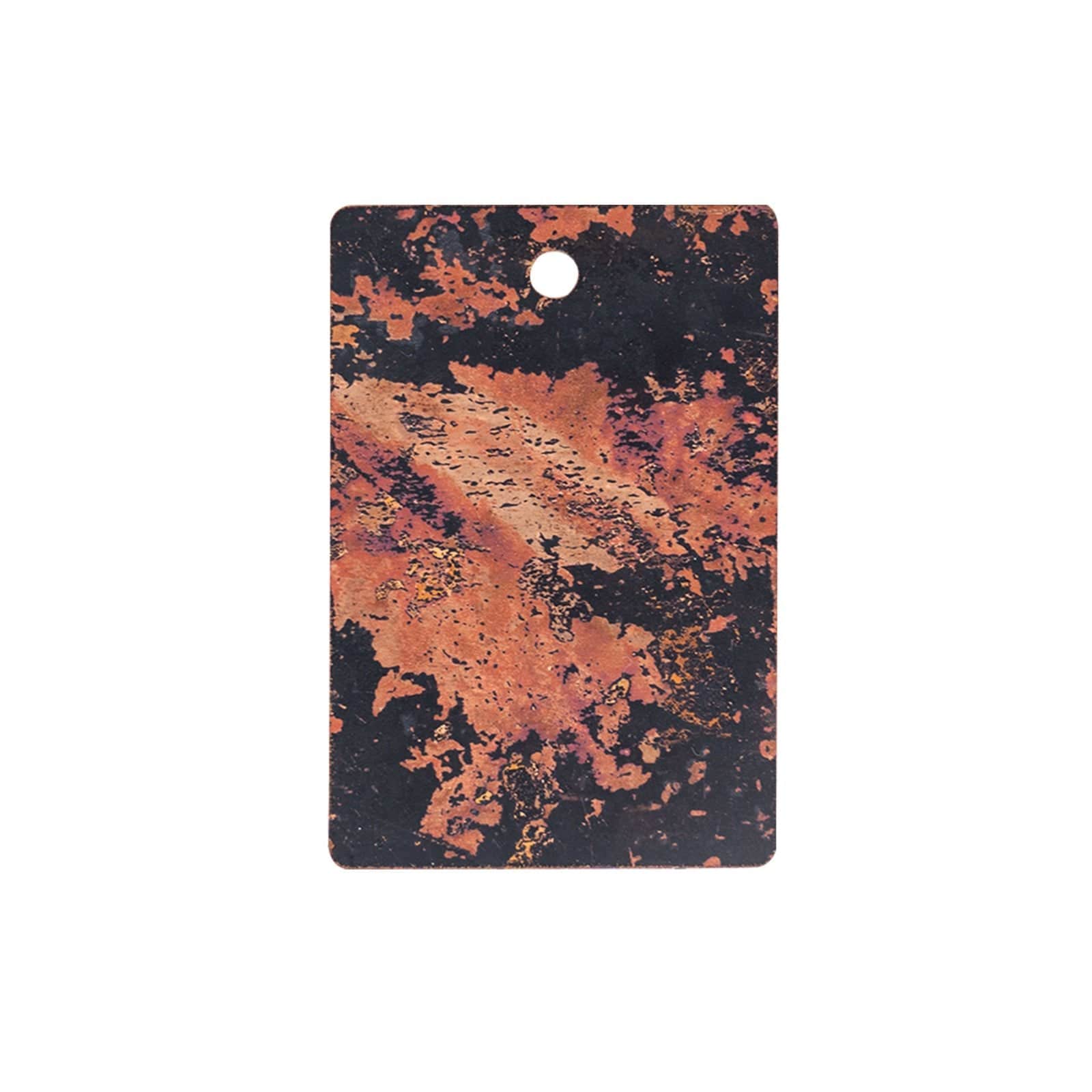Copper Mounted Sample Fobest Copper Samples-Fired Copper Smooth Texture